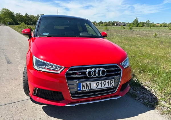 Audi S1 cena 98900 przebieg: 60000, rok produkcji 2015 z Ząbki małe 191